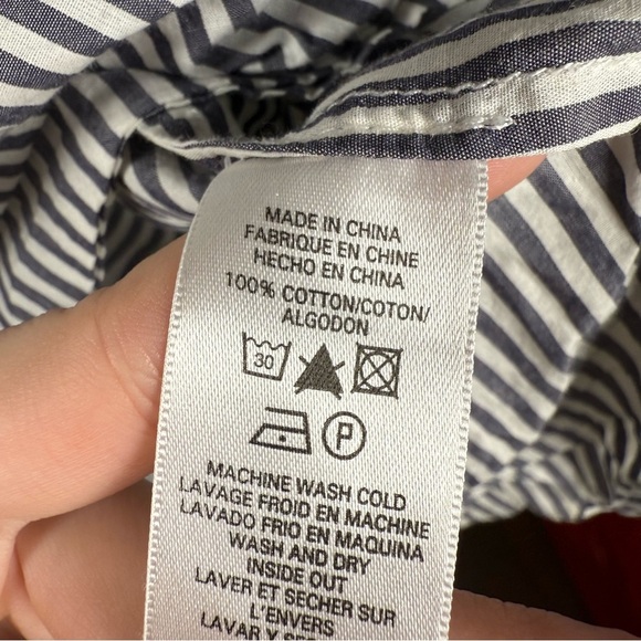 French Connection Gray and White Button Down Shirt - Picture 8 of 9